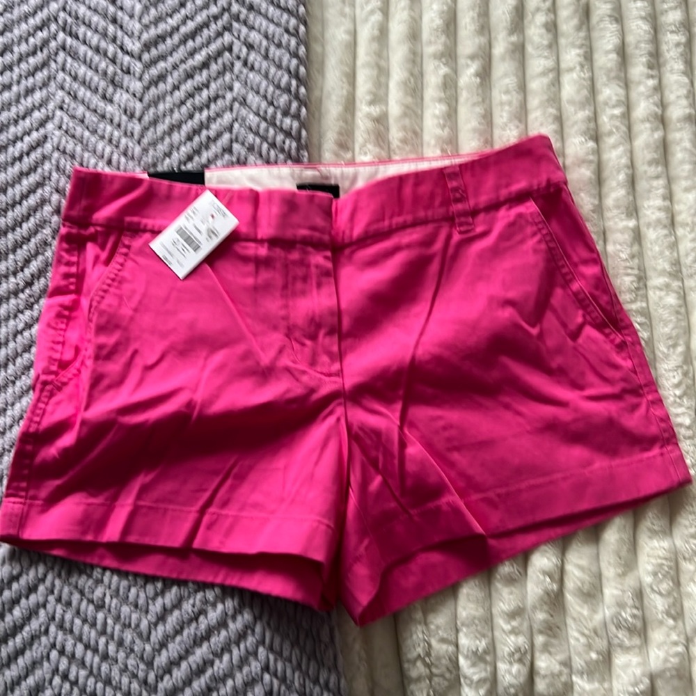 Hot pink jcrew shorts 3 1/2 inseam